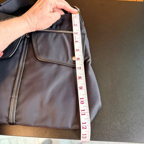 baggallini Hillcrest Hobo Crossbody Bag Black Nylon Removable RFID Wristlet - Picture 12 of 13